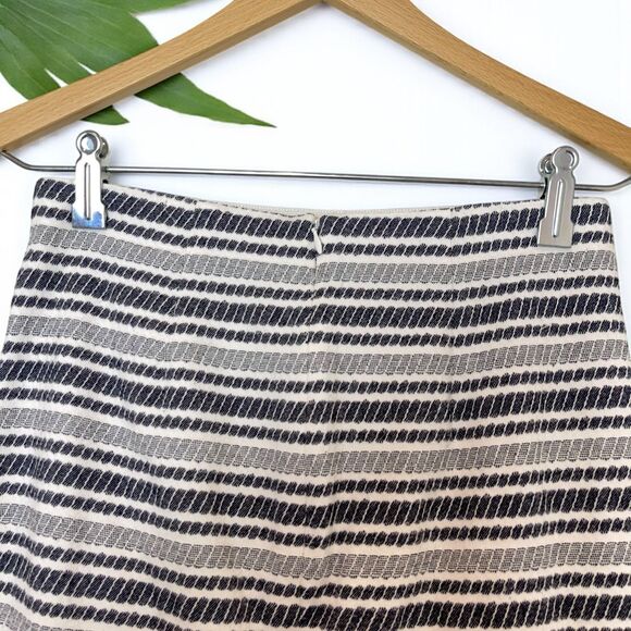 Ann Taylor Woven Stripe Pencil Skirt - Picture 7 of 10